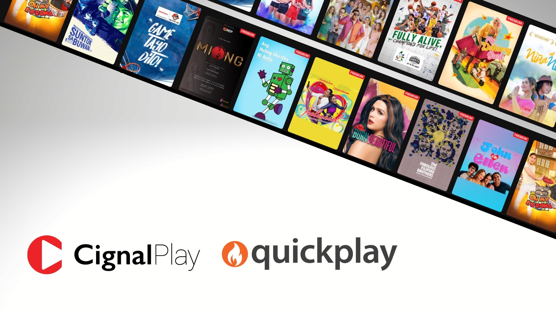 Cignal TV unveils enhanced Cignal Play on cloud-native Quickplay platform (CNW Group/Quickplay)