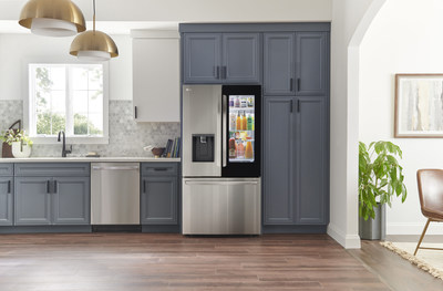 LG Electronics is bringing the best in Smart technology and unparalleled design to the kitchen with the debut of its generously-sized 27 cu. ft. Counter Depth Max Refrigerator and Smart Top Control Dishwasher with One-Hour Wash & Dry. (PRNewsfoto/LG Electronics USA)