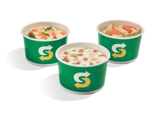 Who's Ready for Soup Season? Subway Celebrates Fall With New Lineup of Craveable Soups and Special Weekend Deal