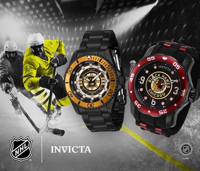 THE OFFICIAL LAUNCH OF THE INVICTA NHL COLLECTION.