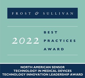XSENSOR Earns the Frost &amp; Sullivan 2022 Technology Innovation Leadership Award for Intelligent Dynamic Sensing Systems
