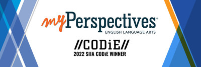 Savvas Learning Company has announced that its myPerspectives English Language Arts (ELA) program has been named the “Best Reading/Writing/Literature Instructional Solution for Grades 9-12” in the 2022 SIIA CODiE Awards for Education Technology.