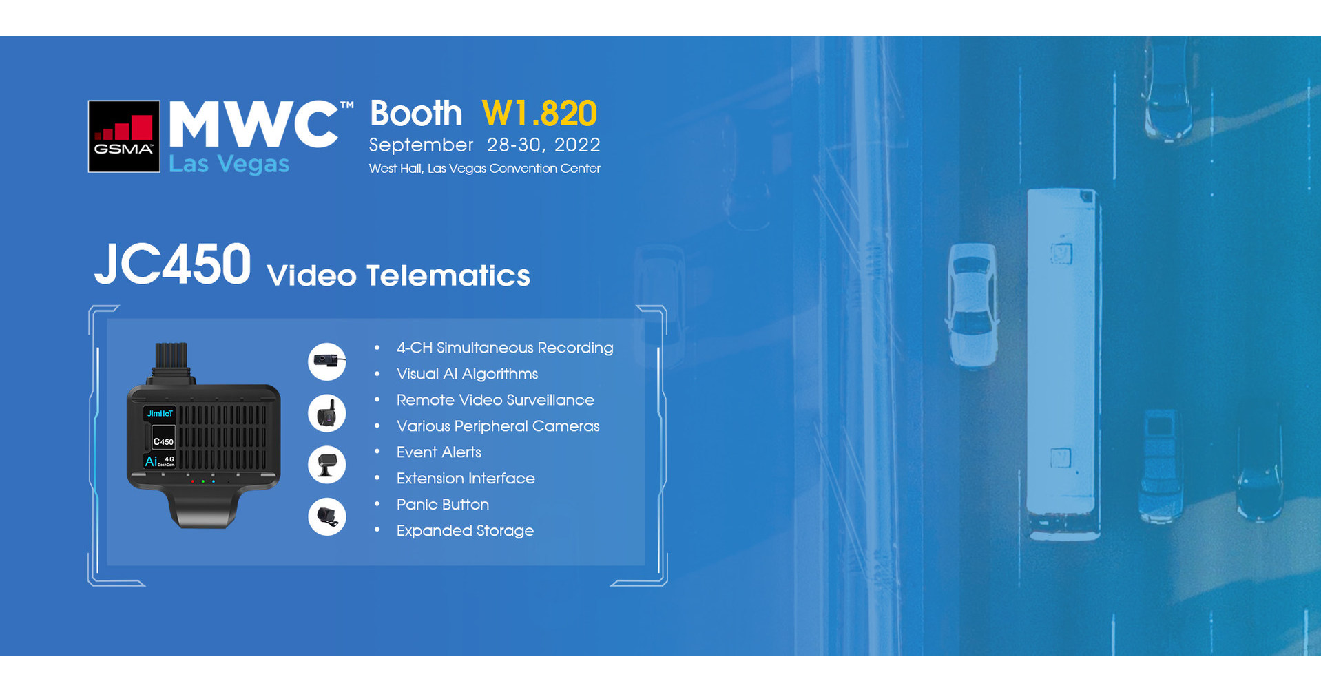 Jimi IoT&Concox Vehicle Cameras