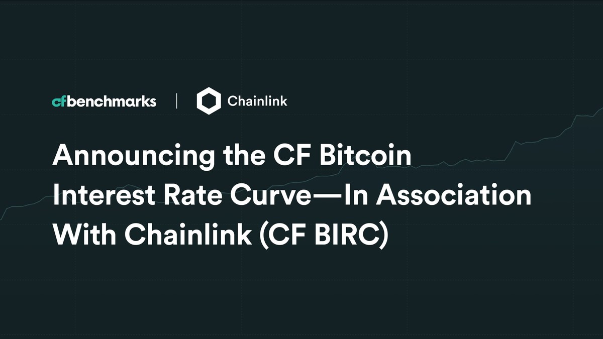 Chainlink and CF Benchmarks Launch First Market-Wide Interest Rate Product  for Web3