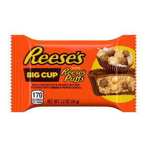 New Reese's Big Cup Stuffed with Reese's Puffs Cereal is The Epic Collab Everyone Needs