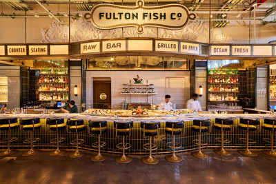 Fulton Fish Co. at the Tin Building by Jean-Georges, located at Pier 17 at the Seaport in Lower Manhattan