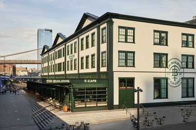 Exterior of Reconstructed Tin Building at Pier 17 at the Seaport in Lower Manhattan