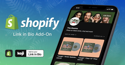 Shopify on the Koji App Store