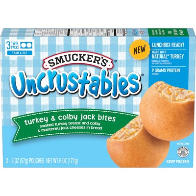 The J.M. Smucker Co. (NYSE: SJM) today announced that lunch just got a little easier with the release of new product offerings from its popular Smucker’s® Uncrustables® brand! New Smucker’s Uncrustables Meat and Cheese Bites are a delicious option that can go straight from the freezer to the lunchbox and be ready for kids to enjoy, helping busy parents.