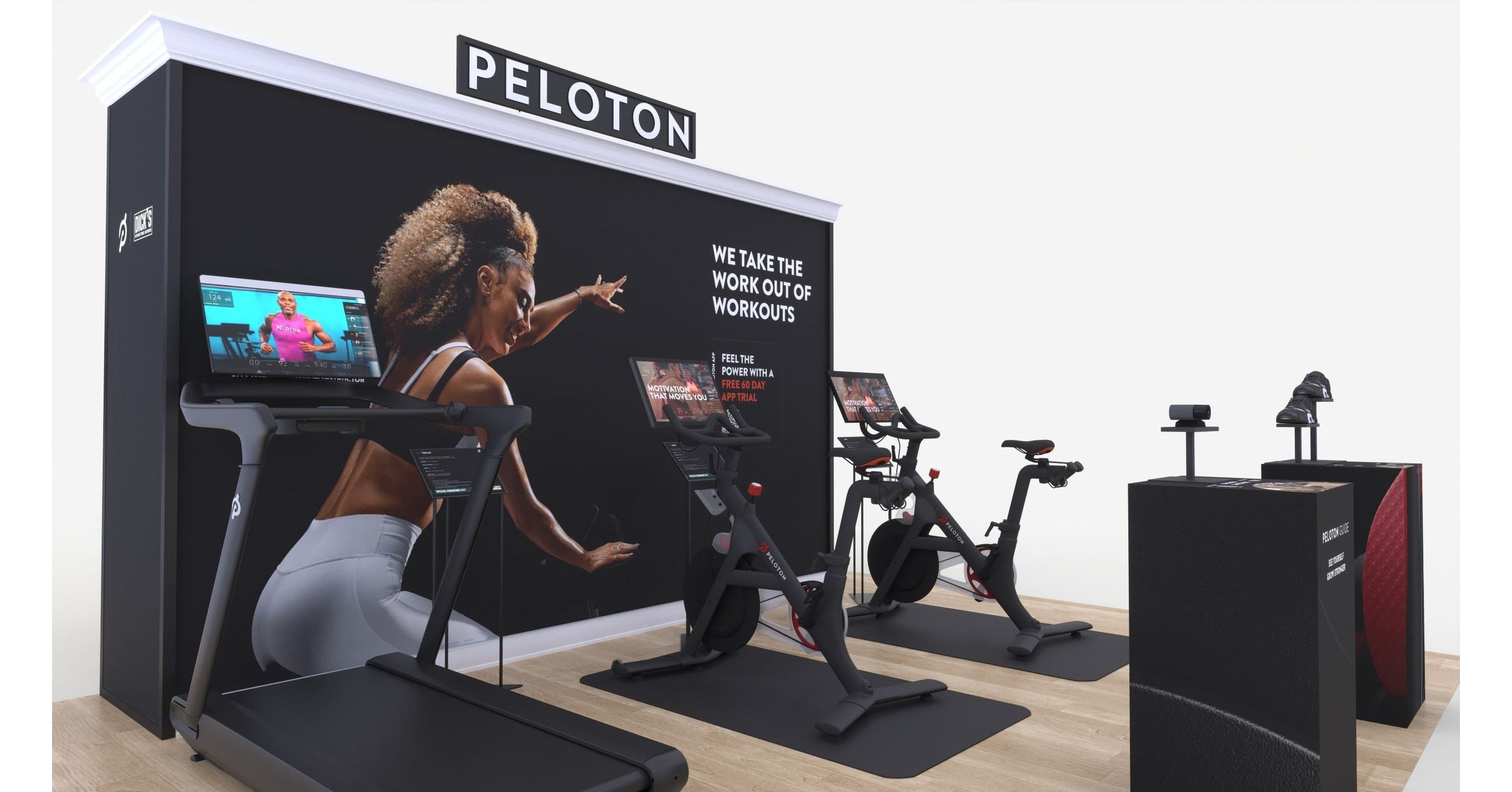 Outdoor Voices and Peloton Gray Set