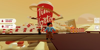Tim Hortons in the Roblox metaverse (CNW Group/Tim Hortons)