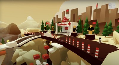 Tim Hortons in the Roblox metaverse (CNW Group/Tim Hortons)