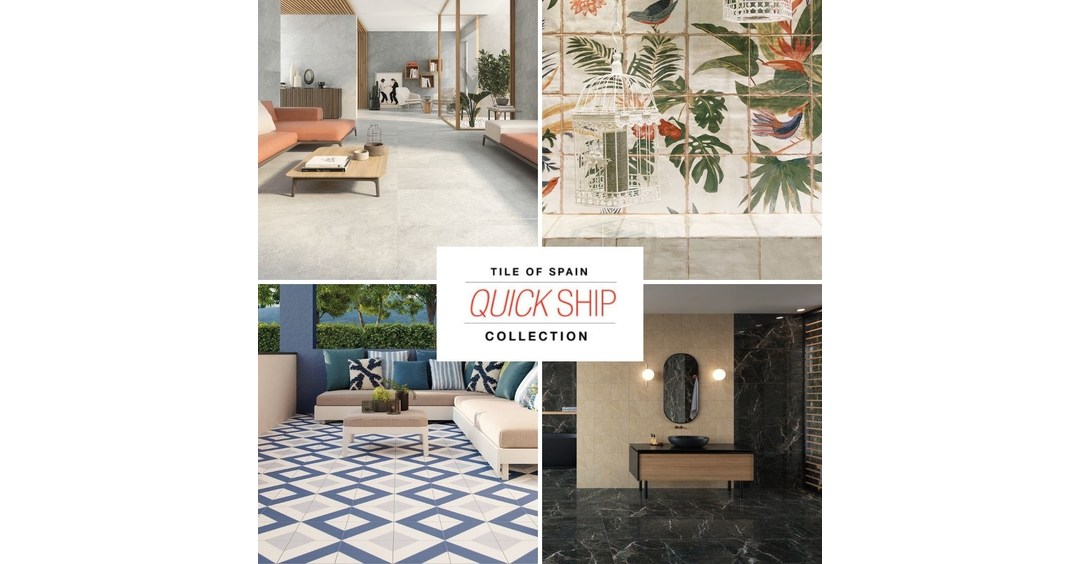 Tile of Spain celebra una década de innovación cerámica con el lanzamiento de una colección Quick Ship 2022 para el mercado estadounidense