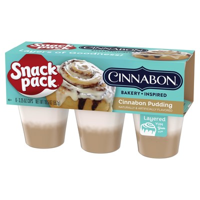 Conagra Brands, Inc. (NYSE: CAG), one of North America's leading branded food companies, returns to the National Association of Convenience Stores (NACS) Expo with a dynamic collection of snacks from several iconic and emerging brands. Arriving in stores in early 2023, Snack Pack® Cinnabon® evokes a delicious, craveable experience featuring two indulgent layers inspired by the iconic Cinnabon cinnamon roll flavors you know and love.