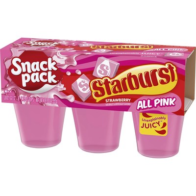 Conagra Brands, Inc. (NYSE: CAG), one of North America's leading branded food companies, returns to the National Association of Convenience Stores (NACS) Expo with a dynamic collection of snacks from several iconic and emerging brands. Arriving in stores in early 2023, Snack Pack® STARBURST® All Pink Juicy Gels® are bursting with strawberry flavor.