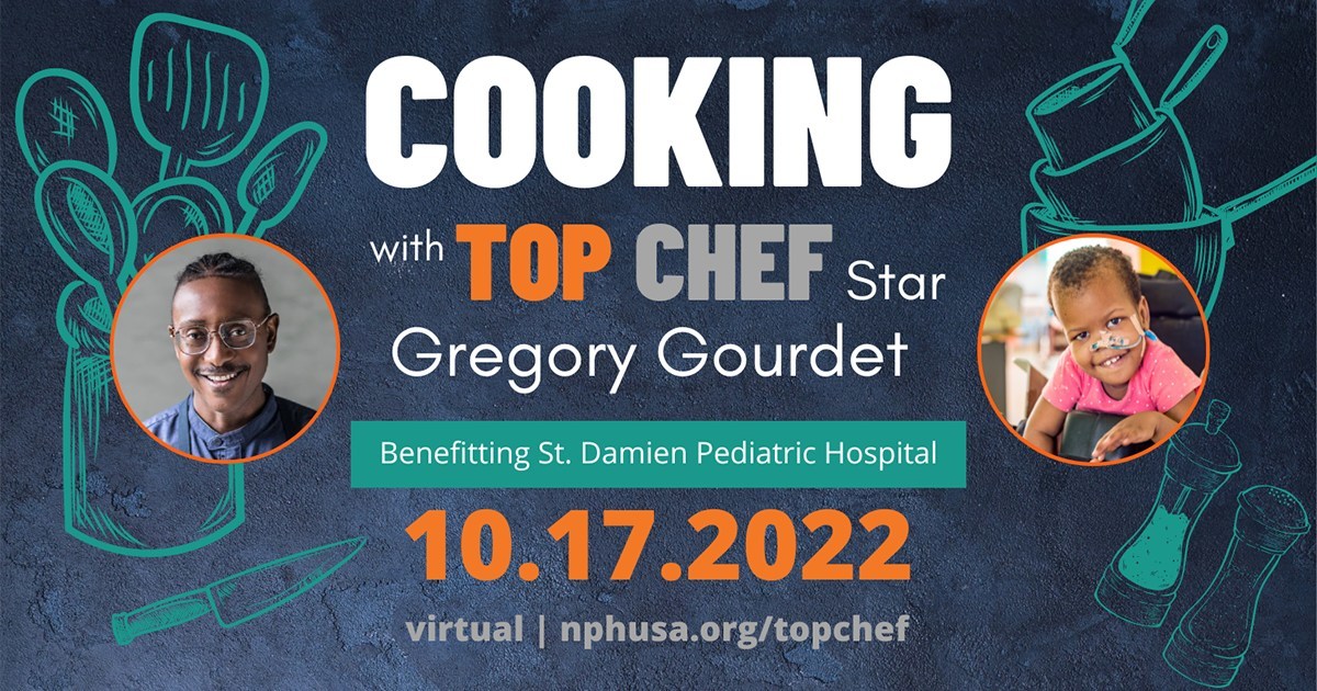 Join Chef Gregory Gourdet as he rallies on behalf of children and mothers in Haiti who are desperately in need of St. Damien Pediatric Hospital healthcare services.