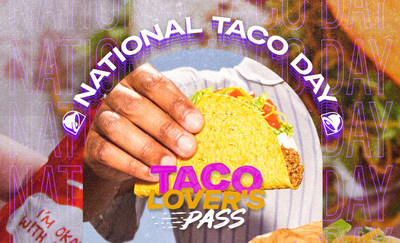 Taco Bell is determined to make National Taco Day a month’s long celebration with the limited-time return of its digital taco subscription, Taco Lover’s Pass – Available exclusively on the Taco Bell app for Rewards members for only one day, October 4.