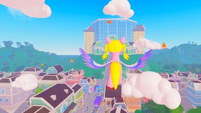 In a minigame inspired by My Little Pony: Make Your Mark character Zipp Storm, users can take to the skies, clearing clouds to ensure blue skies for everypony. ​