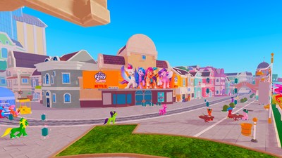 The “Visit Maretime Bay” Roblox experience recreates the iconic My Little Pony: Make Your Mark series setting of Maretime Bay, a seaside town destination where everyone is welcome, and self-expression runs free.