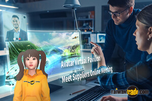 Taiwantrade.com Virtueller Pavillon zum Katastrophenschutz und Avatar-Online-Meetings für globale Lieferanten