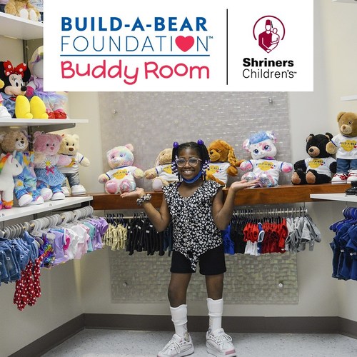 Se abren las habitaciones Build-A-Bear Friend en los Hospitales Pediátricos Shriners de América del Norte.