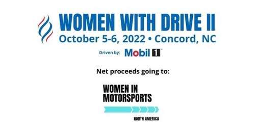 More than 20 female race drivers and 15 race cars from various sectors of motorsports will be on display at next week’s sold out Women With Drive II - Driven By Mobil 1 “Friend-Raiser” event to benefit Women in Motorsports North America (WIMNA).