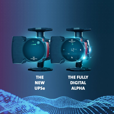 The new Grundfos UPSe 15-58 and digital ALPHA 15-58 circulators revolutionize the circulator market with a best-in-class Hydraulic Institute Energy Rating of 193 and offer the highest wire-to-water efficiency.