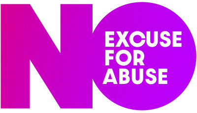 NO EXCUSE FOR ABUSE logo