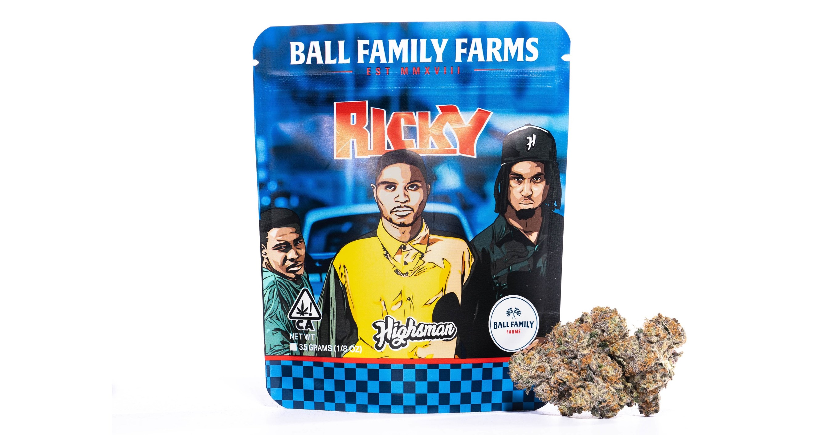 BALL FAMILY FARMS & HIGHSMAN LAUNCH COLLABORATIVE STRAIN "RICKY BAKER"