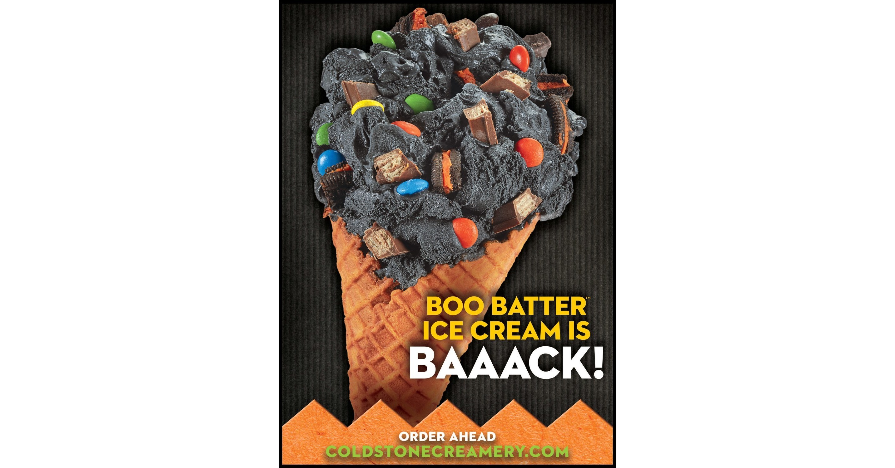 Boo Batter is Back at Cold Stone Creamery for October