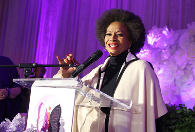 Jenifer Lewis, celebrated actress and a star of the ABC-TV hit show “Blackish,” celebrates achievement and activism at The Black Women’s Agenda, Inc. (BWA) 45th Annual Symposium Awards Luncheon, Friday, Sept. 30, 2022 at the Waldorf Astoria Washington in Washington. .(Paul Morigi/AP Images for The Black Women’s Agenda, Inc.)
