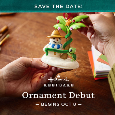 Hallmark Keepsake Ornament Debut begins October 8.