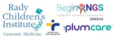 Rady Children's Institute for Genomic Medicine collaborates with Plumcare to launch BeginNGS Greece.