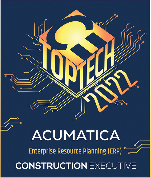 Acumatica Named Top Construction Technology Provider Again by Construction Executive Magazine