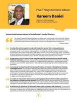 Five things to know about Kareem Daniel
