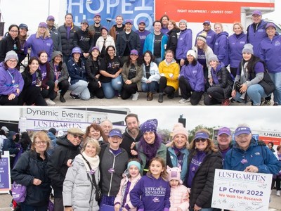 Participants and supporters at the 22nd annual Lustgarten Foundation Long Island Walk for Pancreatic Research at Jones Beach.