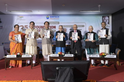 On the 35th foundation day, the annual report and eminent books were released by the institute