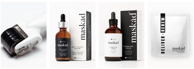 Maskād® Consumer line includes a growth factor serum, hyaluronic acid serum, derma roller and dry infusion delivery mask. Go to www.maskad.co to learn more!