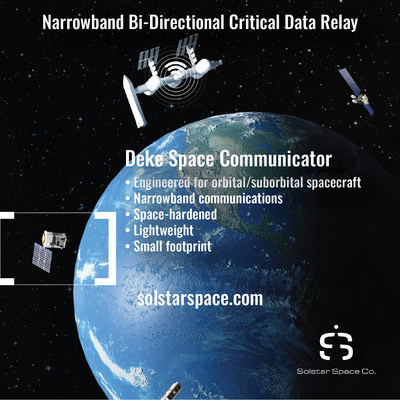 The Deke Space Communicator will provide a cost-effective and easy communications solution to support end-of-life decommissioning of spacecraft