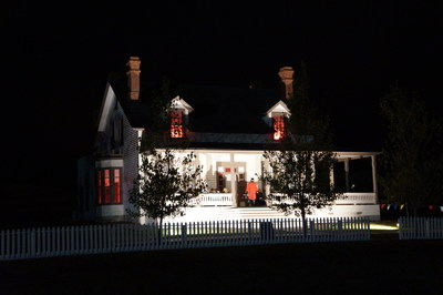 Fort Abraham Lincoln State Park in Mandan, North Dakota, hosted the Haunted Fort each October. Credit: The Haunted Fort