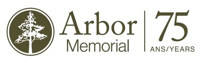 Arbor Memorial 75th Anniversary Logo (Groupe CNW/Arbor Memorial Inc.)