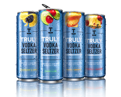 Truly Hard Seltzer introduces its first spirits-based seltzer, Truly Vodka Seltzer, made with premium, six-times-distilled vodka and real fruit juice.