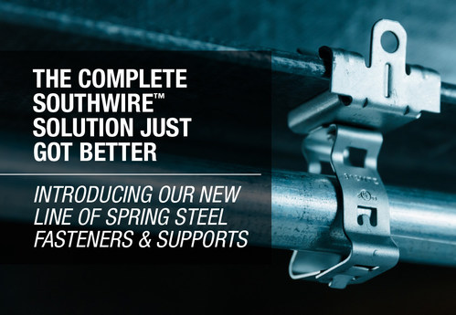 Southwire is proud to introduce Spring Steel Fasteners and Supports to its expanding portfolio of Components Solutions.