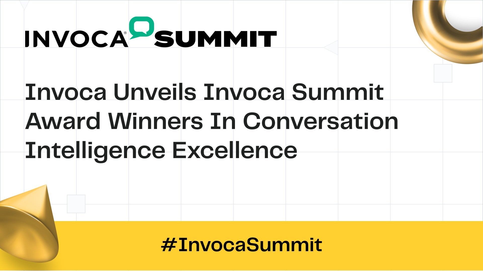 Invoca Unveils Invoca Summit Award Winners in Conversation Intelligence Excellence