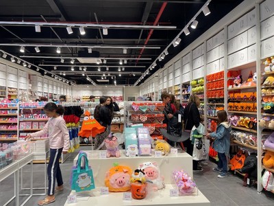the interior of the new MINISO store