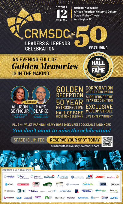 CRMSDC Marks 50 Years with a Golden Celebration at NMAAHC - Vimarsana News
