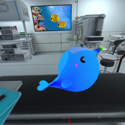 An example of what a child sees when using the Before, Inc. VR software program ahead of surgery.