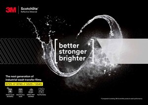 3M Scotchlite Reflective Material launches the next generation of Industrial Wash Reflective Transfer Films