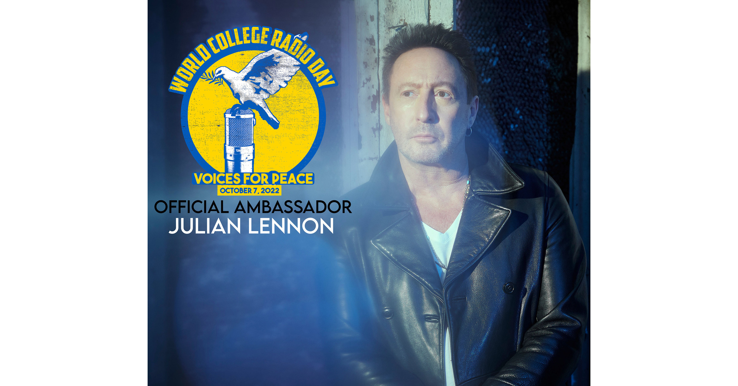 Julian Lennon Named Official Ambassador for World College Radio Day 2022, Coming October 7 Julian Lennon Named Official Ambassador for World College Radio Day 2022, Coming October 7