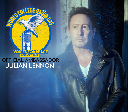 World College Radio Day 2022 Ambassador Julian Lennon. Photo credit: ROBERT ASCROFT FOR foureleven.agency @ROBERTASCROFT @FOURELEVEN.AGENCY #ROBERTASCROFT #FOURELEVENAGENCY